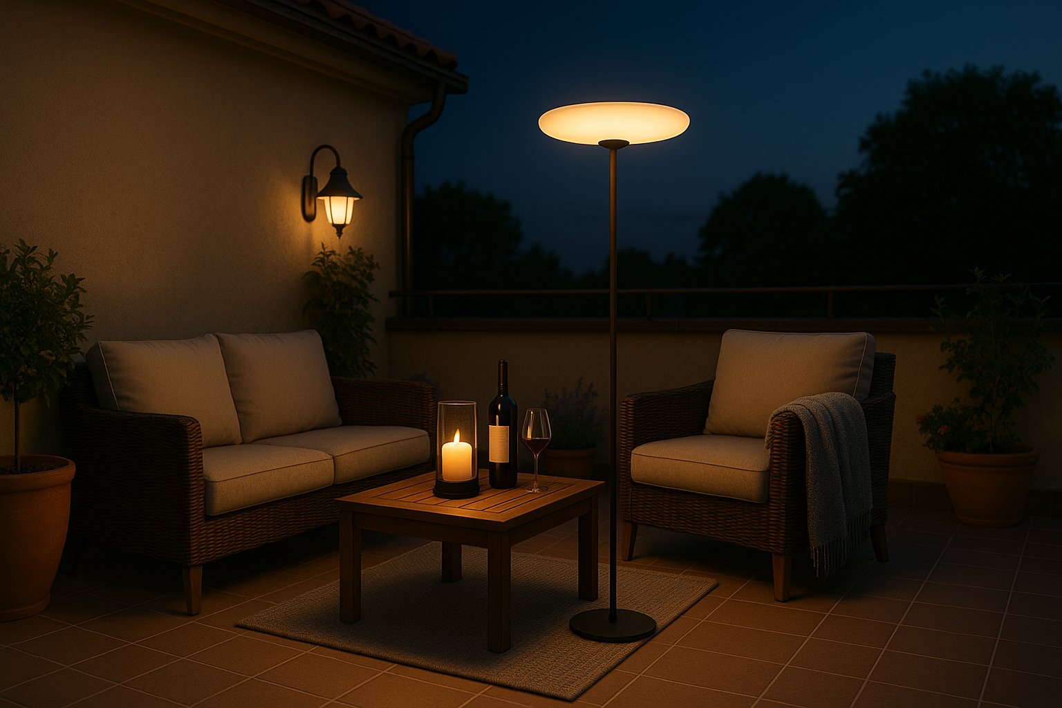 Come Illuminare un Terrazzo senza corrente