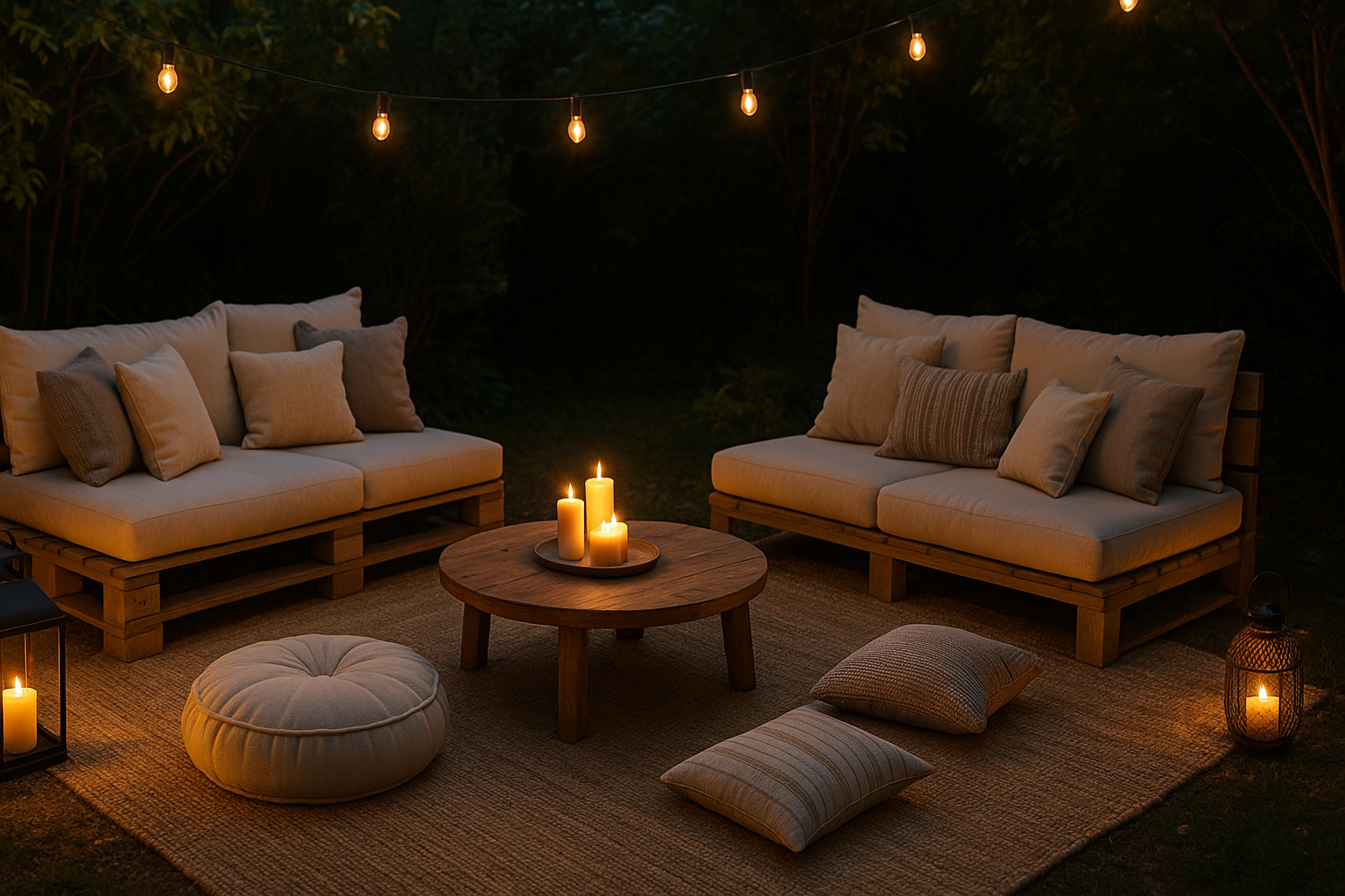 🌿 Come Creare un Angolo Relax in Giardino con le Luci Solari