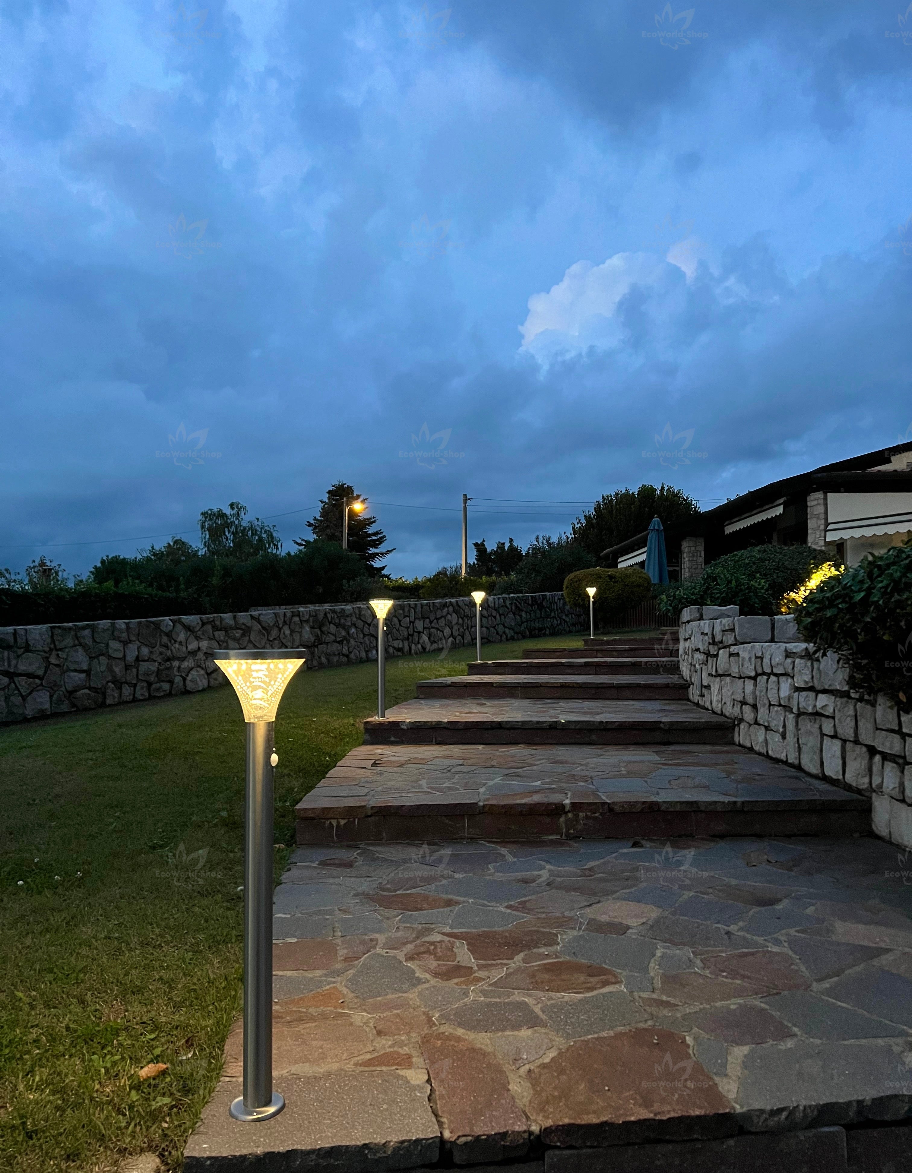 Come valorizzare il vialetto con l’illuminazione solare