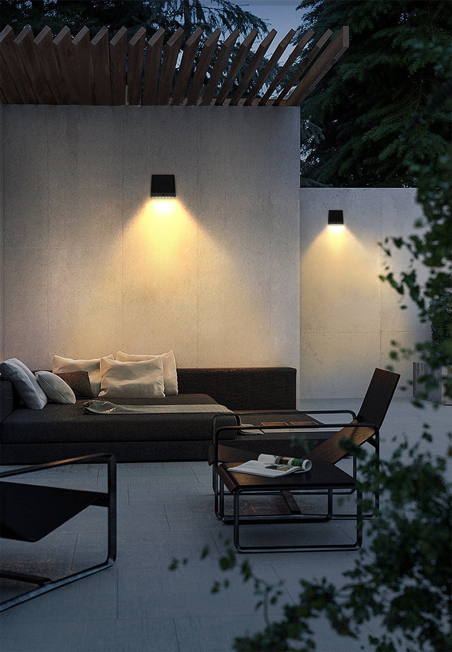 Lampada ad Energia Solare Applique da Parete "LMS-25"