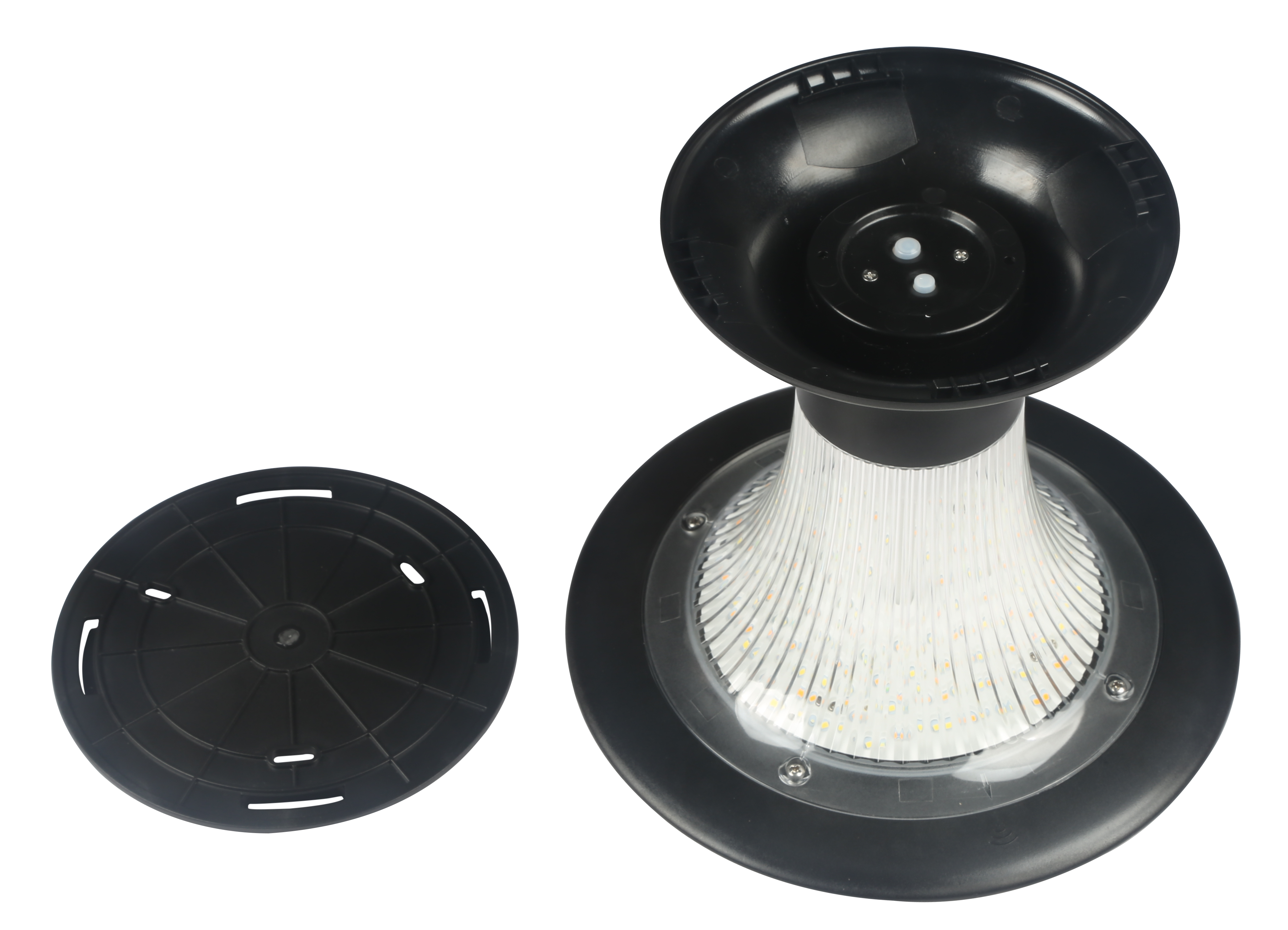 Lampioncino Colonna Solare da esterno 2200 Lumen "LMS-089"