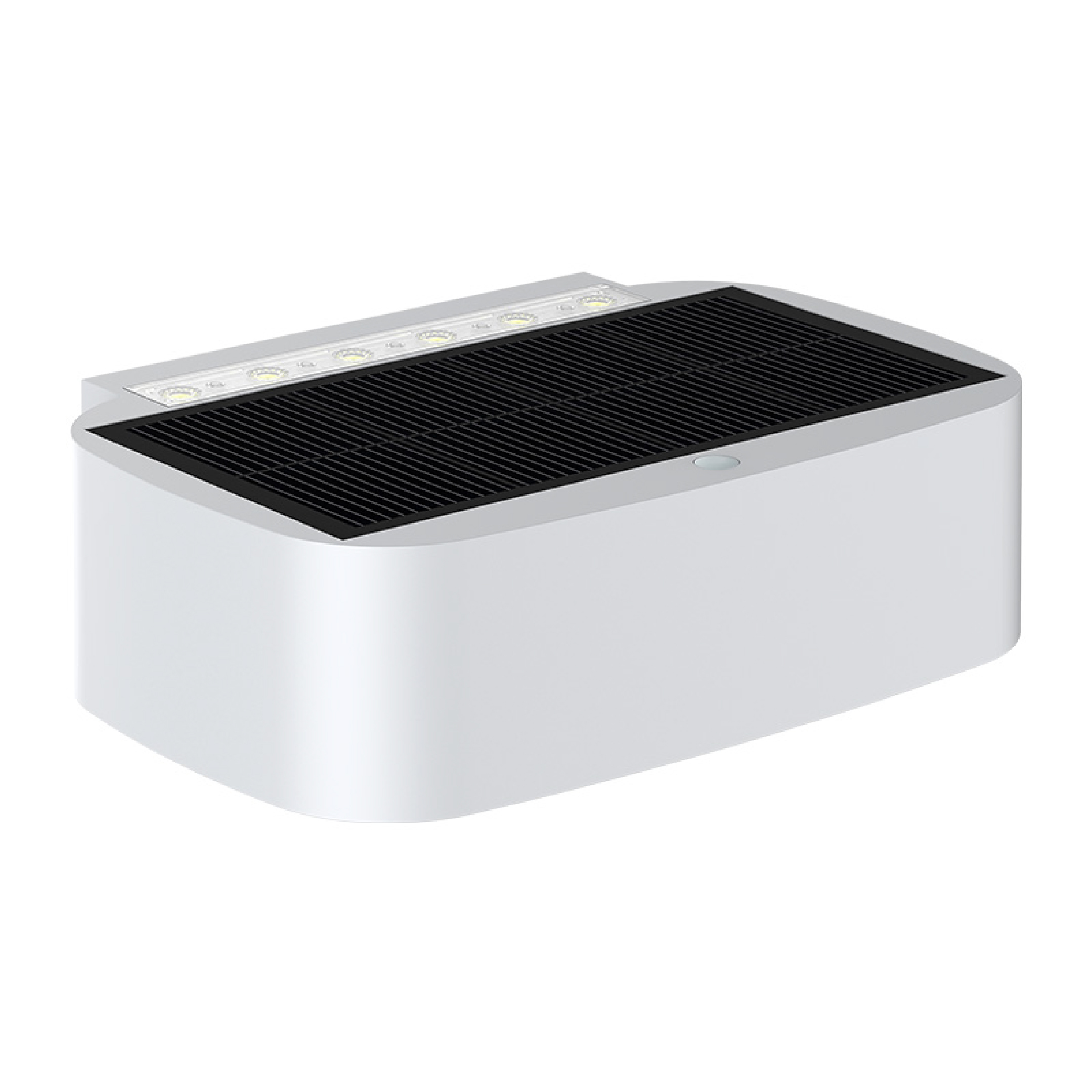 applique da esterno solare con pannello fotovoltaico doppia fonte luminosa 700 lumen