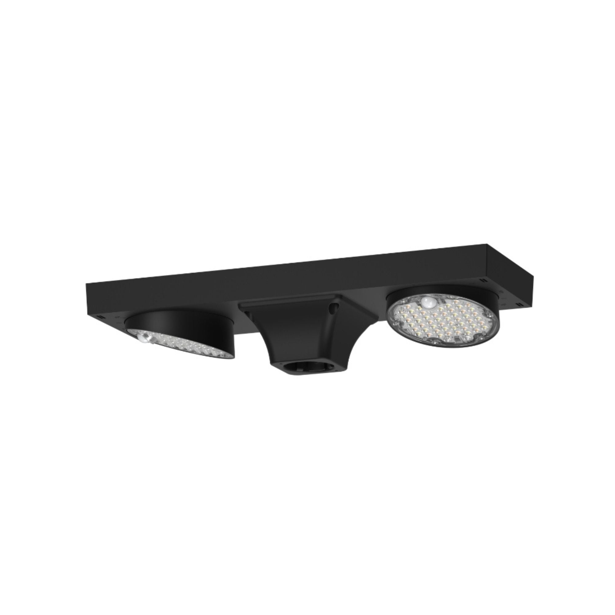 Blocchi di led del lampione ad energia solare roteabili a 250° in modo indipendente
