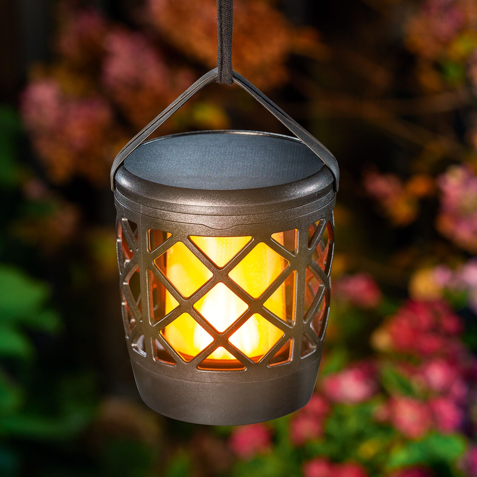 Lampada solare FIAMMA appesa