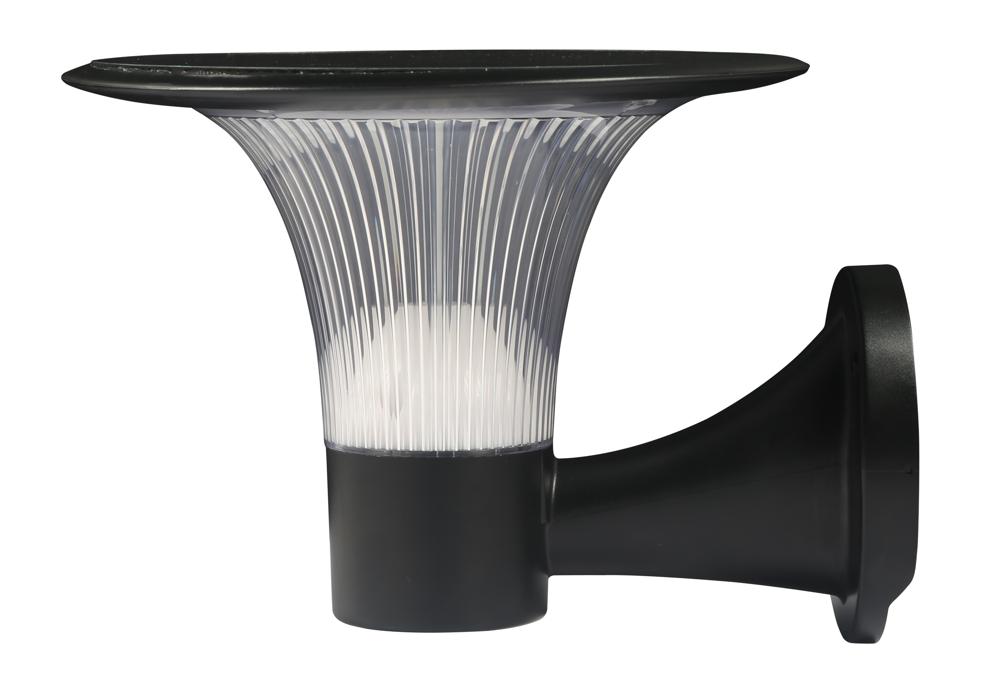 lampada solare a muro con pannello fotovoltaico e attacco alla parete 2200 lumen