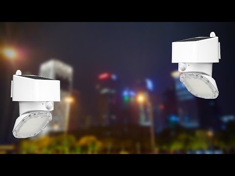 video della lampada solare da parete applique LMS-12