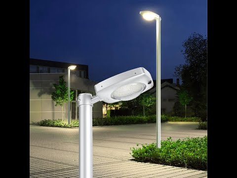 video lampione solare da esterno LMS03T