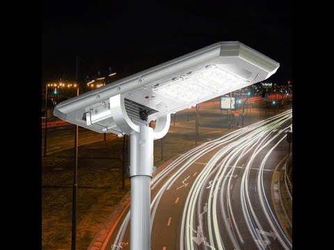 video lampione solare 2000 lumen