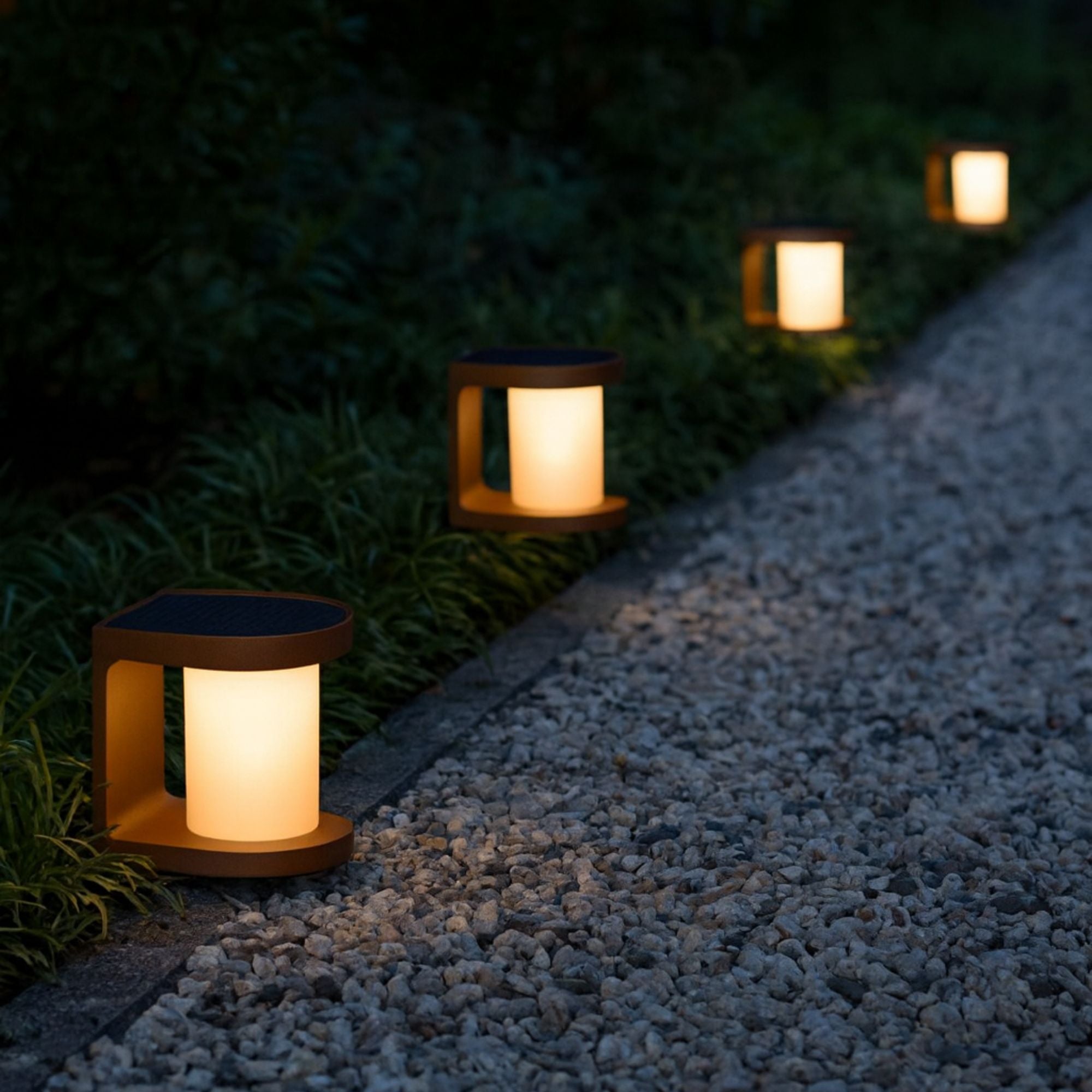 illuminazione viali con lampade ad energia solare