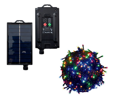 Catena Luminosa da esterno Solare 500 Led Multicolor
