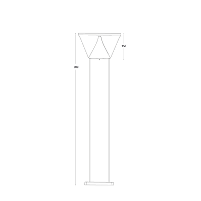Lampioncino ad Energia Solare per Giardino 460 Lumen