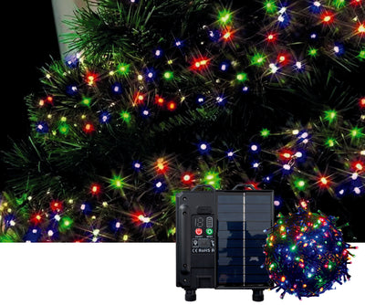 Catena Luminosa da esterno Solare 500 Led Multicolor