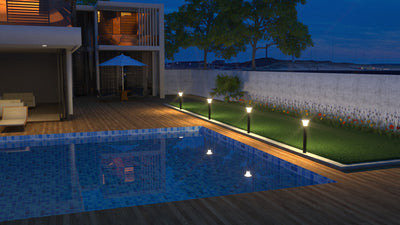 Lampioncino Solare da Giardino 2200 Lumen "LMS-088"