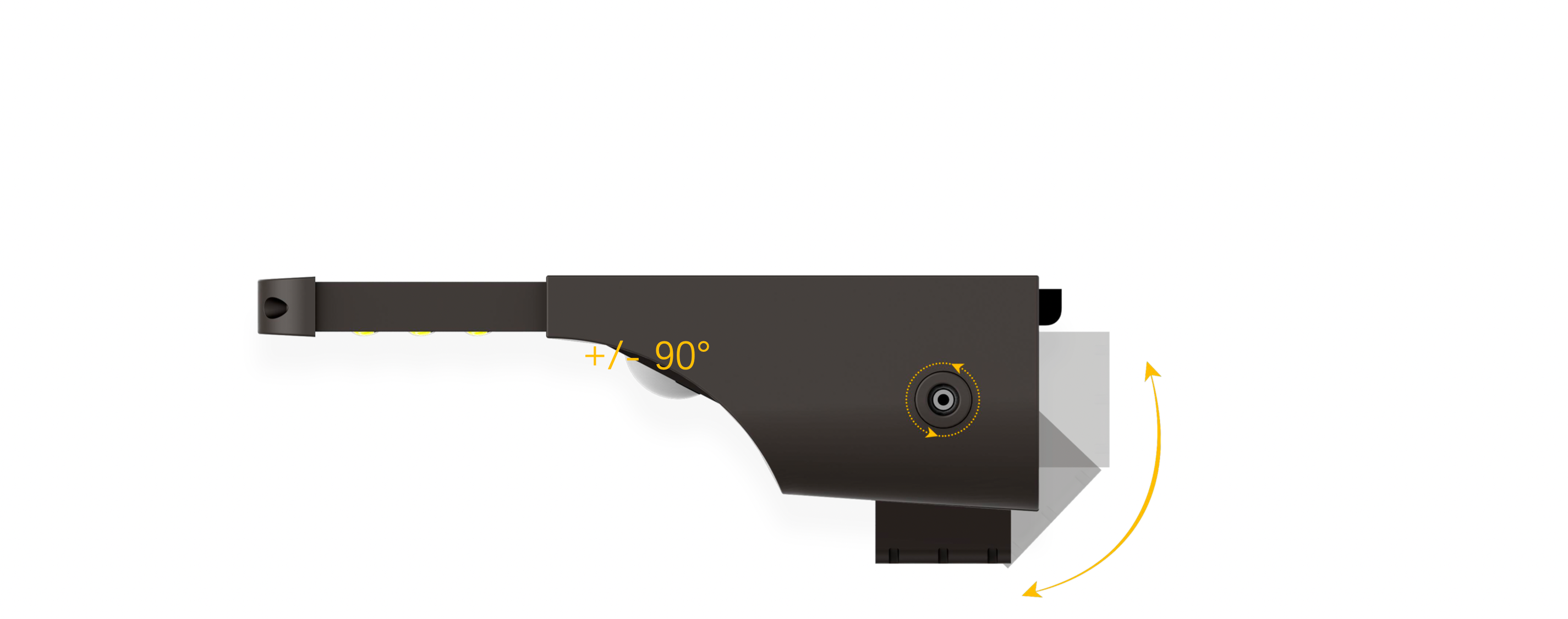 Lampione Solare 3000 Lumen con Telecomando "LMS-53"