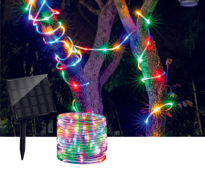 Tubo Luminoso 200 Led Multicolor luci decorative natalizie Solari