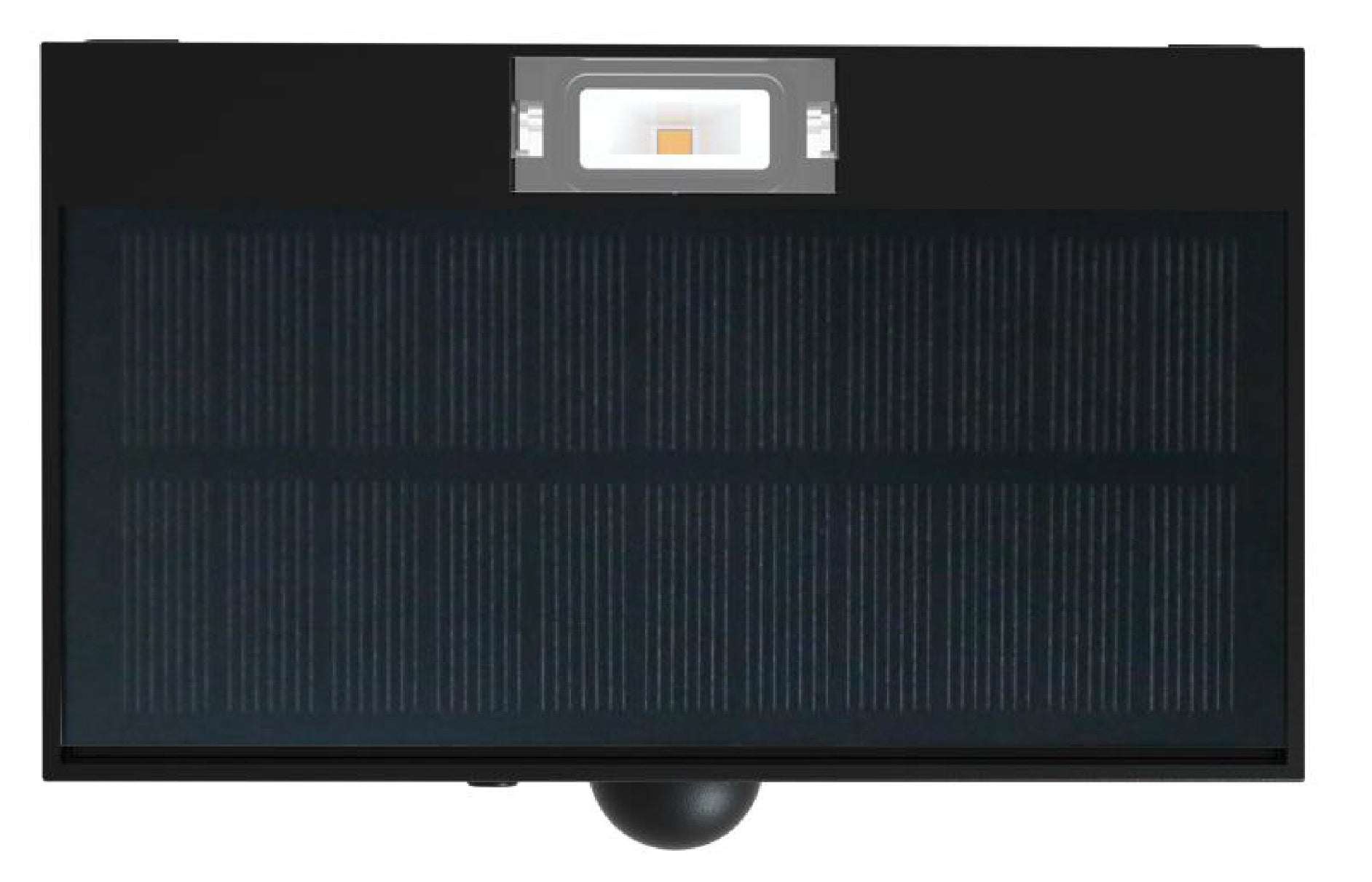 pannello fotovoltaico della lampada da parete con sensore di movimento 350 wall colore nero