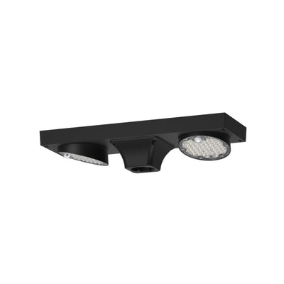 Blocchi di led del lampione ad energia solare roteabili a 250° in modo indipendente
