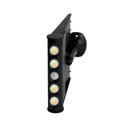 4 led con flusso luminoso di 950 lumen sensore di movimento del faro solare da esteno