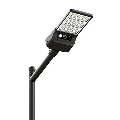 lampione solare con display per indicazione carica batteria