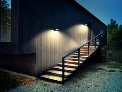scalinata illuminata da lampioni solari 3000 lumen LMS-53