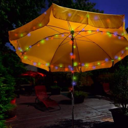 Luci Di Natale Solari 100 Led Multicolor