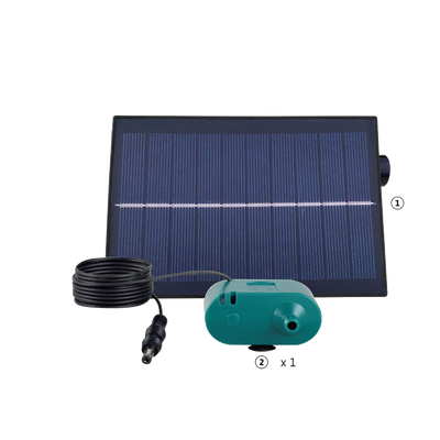 Kit Irrigazione a Goccia Solare con 25 gocciolatoi "WATERDROPS"