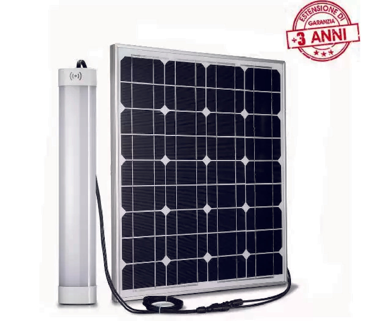 Plafoniera Led ad Energia Solare 2200 Lumen con Telecomando