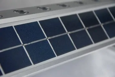 Pannello fotovoltaico del faro solare