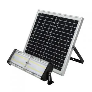faro solare con pannello fotovoltaico