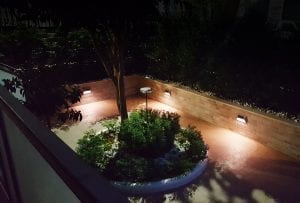 Set da 3 LED ad energia Solare Decorazione selciato illuminazione giardino 