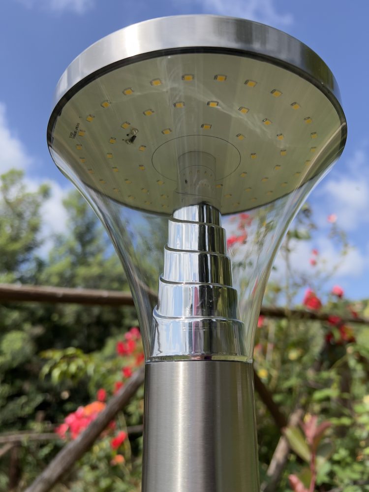 led 4000K lampioncino ad energia solare da giardino